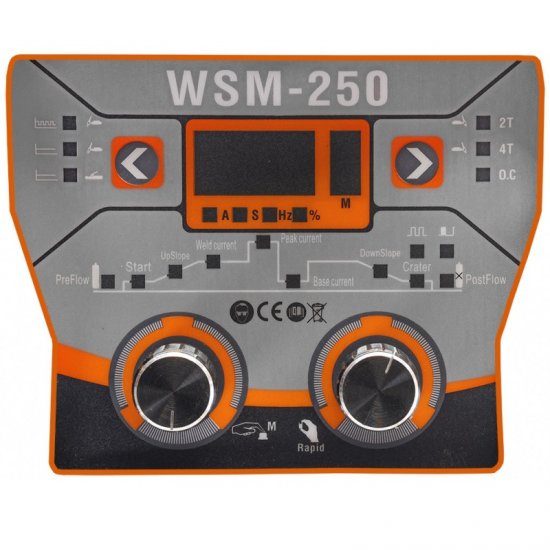 Mastroweld hegesztő gép WSM 250-F DC inverteres (Evolution)