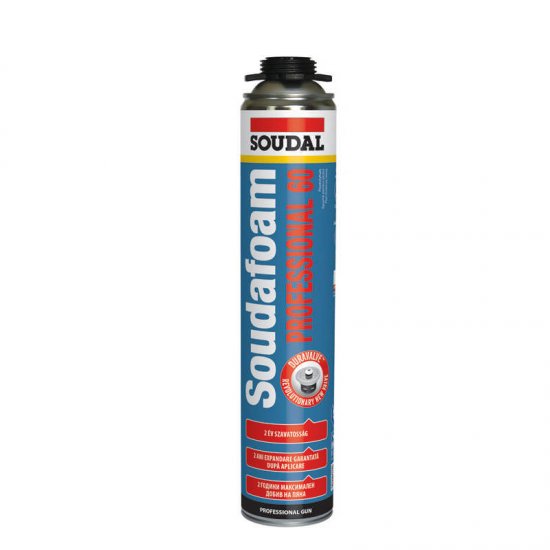 Soudal pisztolyhab 750ml, Soudafoam Professional 60