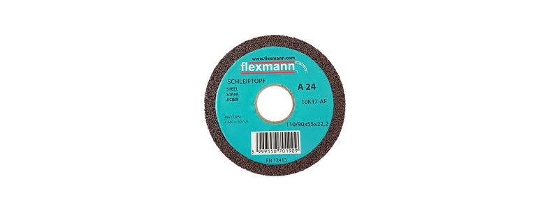 Flexmann For Cut bakelit kötésű fazékkorong 110/90x55x22,2mm A24 fém