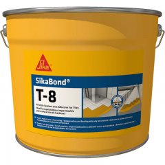 SikaBond T-8 rugalmas vízszigetelő- és ragasztóanyag bézs 10liter/vödör (13,4kg)