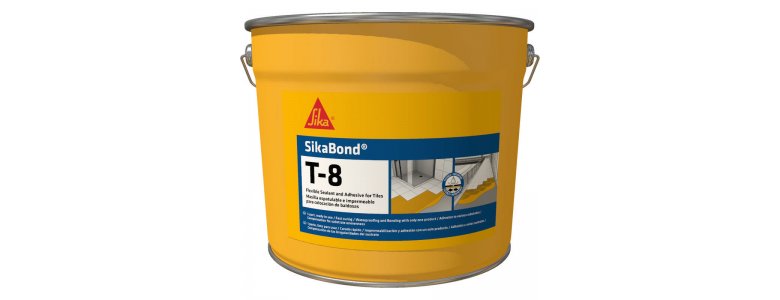 SikaBond T-8 rugalmas vízszigetelő- és ragasztóanyag bézs 10liter/vödör (13,4kg)