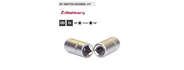 Lev Stahlberg bit-dugókulcs adapter 1/4
