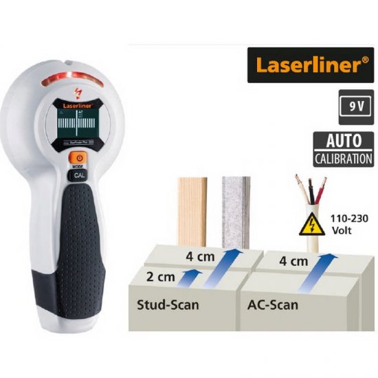 Lev Laserliner elektronikus élő vezeték érzékelő, kereső, detektor StarFinder Plus