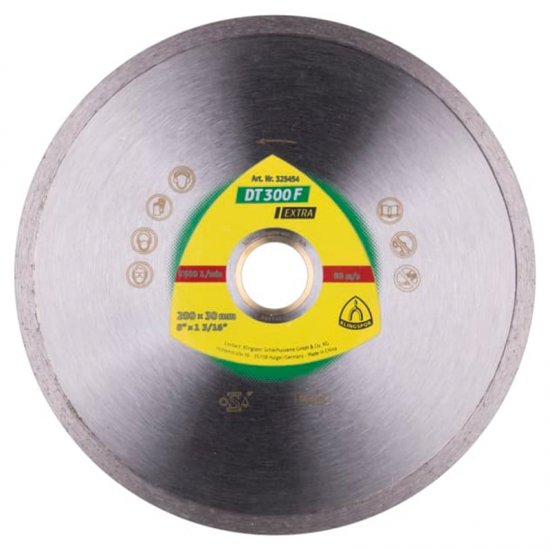 Klingspor gyémánttárcsa 200x25,4/30mm(CR/CR/1,9/7)-DT 300 F EXTRA-járólap,csempe