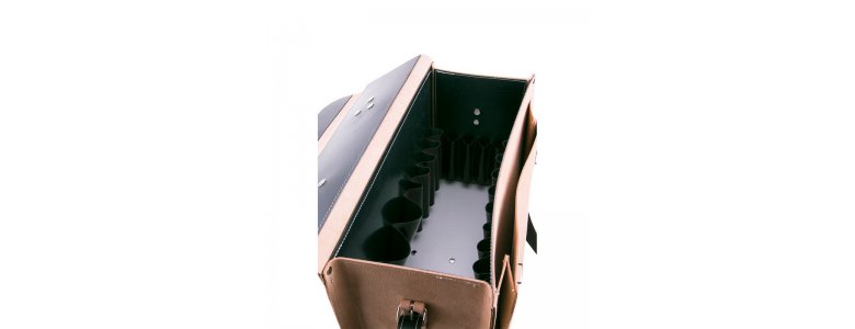 Lev szerszámtartó táska 270x430x180mm, Profi, bőr