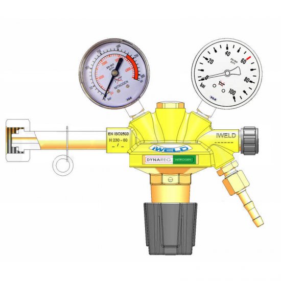 Iweld DYNAREG Nitrogén nyomáscsökkentő 230/50bar