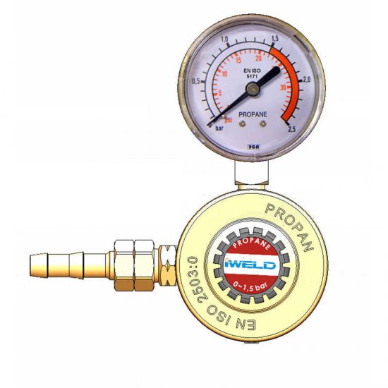 Iweld DYNAREG Propán-bután nyomáscsökkentő 20/1,5bar