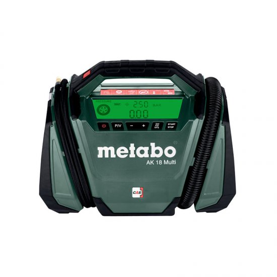 Metabo akkus 18V kompresszor 16l/min 11 bar, AK 18 MULTI, akku és töltő nélkül