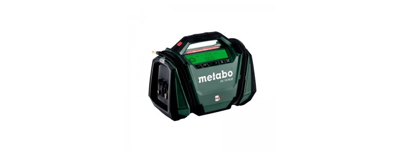 Metabo akkus 18V kompresszor 16l/min 11 bar, AK 18 MULTI, akku és töltő nélkül