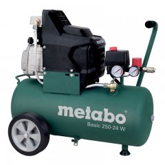 Metabo kompresszor, Basic 250-24W, 8bar olajos, 24 liter
