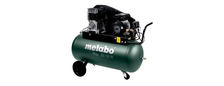 Metabo kompresszor, MEGA 350-100 W, 10bar olajos, 90 liter