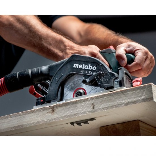 Metabo akkus 18V körfűrész 0-57mm 4600/min, KS 18 LTX 57 +metaBOX 340, akku és töltő nélkül