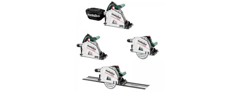 Metabo akkus 18V kézi merülő, körfűrész KT 18 LTX 66 BL +165x20mm fűrészlap +porzsák +2x 8,0 Ah LiHD akku +ASC 145 töltő +metaBOX 340