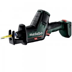 Metabo akkus 12V kardfűrész 16mm, 3000/min, szénkefementes, PowerMaxx SSE 12 BL, +kardfűrészlap fához és fémhez +MetaLoc hordtáska, akku és töltő nélkül