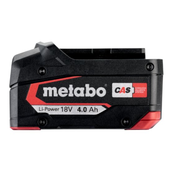 Metabo akkumulátor 18V 4,0Ah Li-Power, 580g
