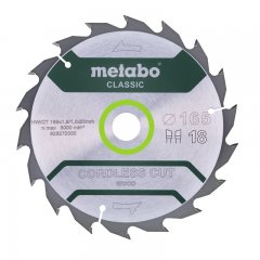 Metabo körfűrészlap 165x20mm 42WZ 5° precision cut wood - classic, fa