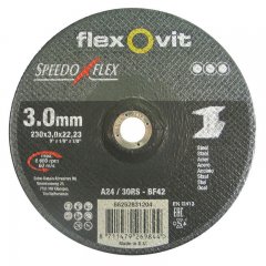 Flexovit Speedoflex vágókorong 230x3,0x22,2mm, BF42, fém