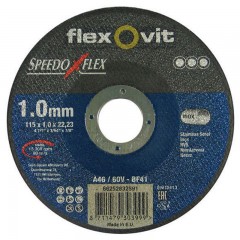 Flexovit Speedoflex vágókorong 115x1,0x22,2mm, BF41, fém-inox