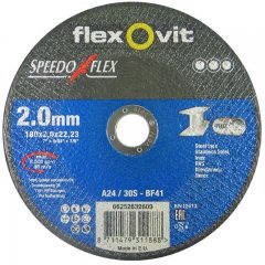 Flexovit Speedoflex vágókorong 180x2,0x22,2mm, BF41, fém-inox