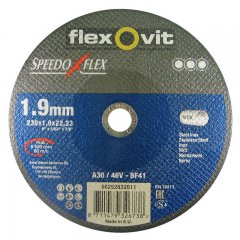 Flexovit Speedoflex vágókorong 230x1,9x22,2mm, BF41, fém-inox