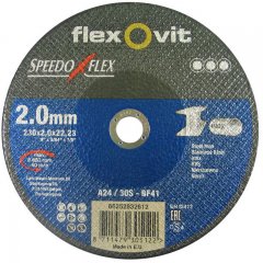 Flexovit Speedoflex vágókorong 230x2,0x22,2mm, BF41, fém-inox