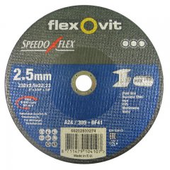 Flexovit Speedoflex vágókorong 230x2,5x22,2mm, BF41, fém-inox