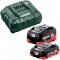 Metabo akkumulátor szett 1db 18V LiHD 4,0Ah Li-Power +1db 18V LiHD 5,5Ah Li-Power +ASC 145 töltő