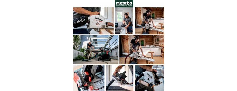 Metabo akkus 18V kézi merülő, körfűrész KT 18 LTX 66 BL +FS 160 vezetősín +165x20mm fűrészlap +porzsák +2x 8,0 Ah LiHD akku +ASC 145 töltő +metaBOX 340