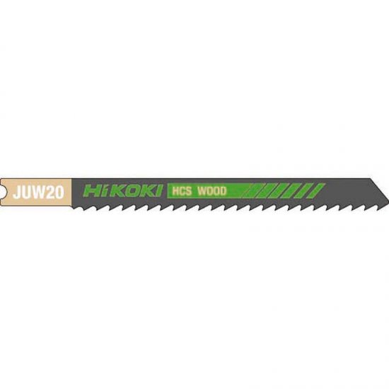 Hikoki fűrészpenge szúrófűrészhez JUW20/U111C - 91,5/70,0x7,5x1,25mm, fára, HCS, 5db/cs
