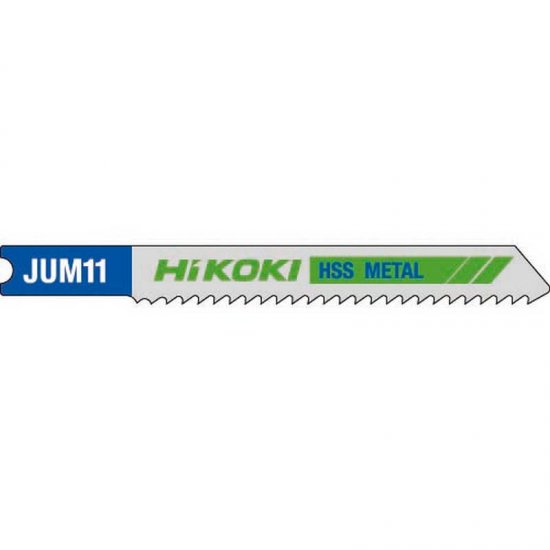 Hikoki fűrészpenge szúrófűrészhez JUM11/U118B - 70,0/50,0x7,5x1,0mm, fémre, HSS, 5db/cs