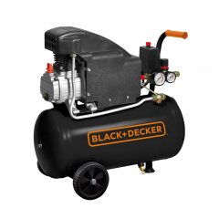 Black & Decker olajos kompresszor 1,1kW, 24 literes, 8bar, 160 liter/perc, 230V