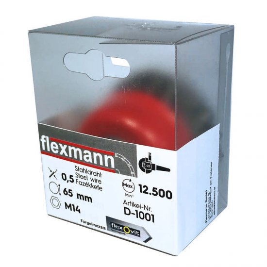 Flexmann For Cut fazékkefe 65xM14-0,50 csavart