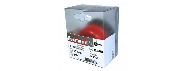 Flexmann For Cut fazékkefe 65xM14-0,50 csavart