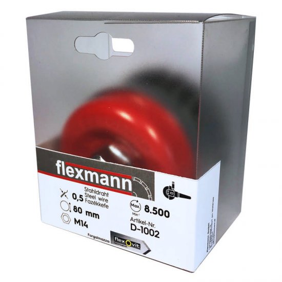 Flexmann For Cut fazékkefe 80xM14-0,50 csavart