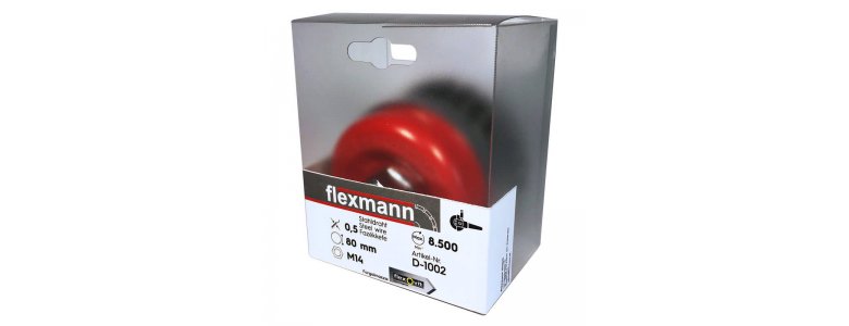 Flexmann For Cut fazékkefe 80xM14-0,50 csavart