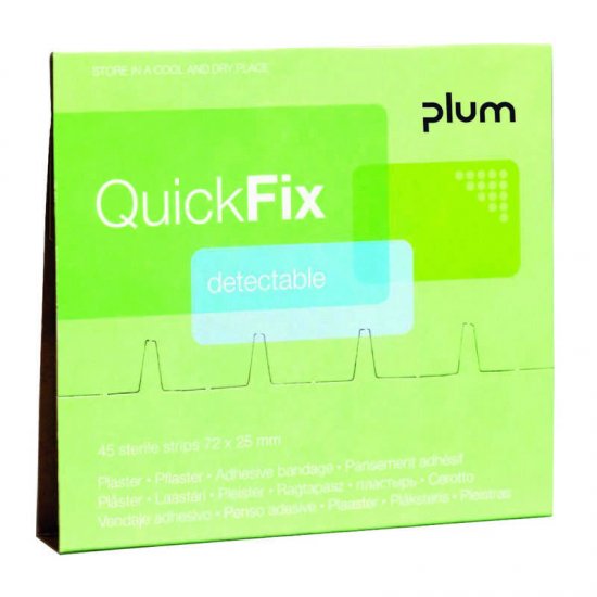 MV Plum quickfix ragtapasz utántöltő 45db, fémszálas, élelmiszeriparba