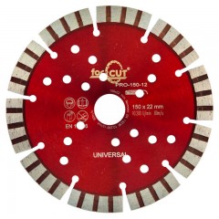 Flexmann For Cut gyémánttárcsa PRO 150x3,0x12x10x22,2mm turbo szegmentált, piros, univerzális
