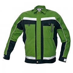 MV Cerva Stanmore zöld/fekete színű munkavédelmi dzseki