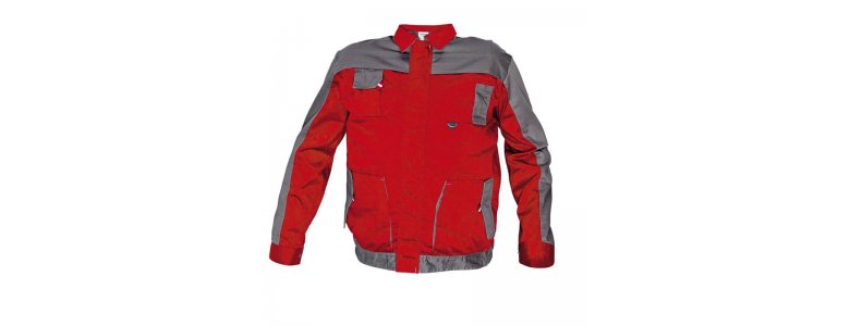 MAX EVO kabát piros/szürke