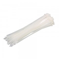 Lev kábelkötöző, fehér, 50db/köteg, EN 50146