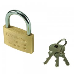 HM Müllner lakat, függőlakat, 3 kulccsal 40mm-22,0x5,2mm, sárgaréz, acél