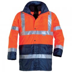 MV Coverguard Fluo 4/1PE narancs/kék kabát