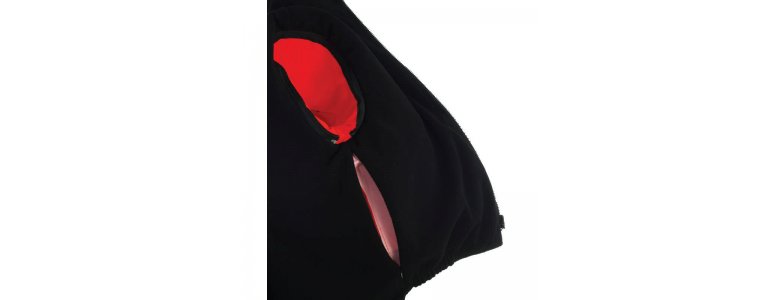 MV Coverguard Fluo 4/1PE piros/fekete kabát