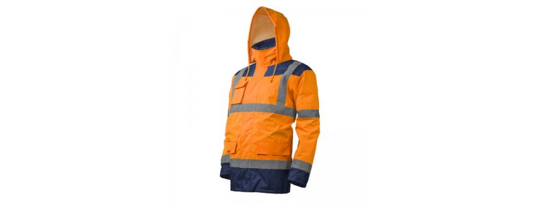 MV Coverguard Kanata 4/1 HI-viz narancs/kék PE kabát