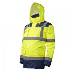 MV Coverguard Kanata 4/1 HI-viz sárga/kék PE kabát