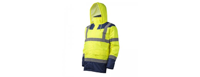 MV Coverguard Keta jólláthatósági védőkabát sárga/kék színben