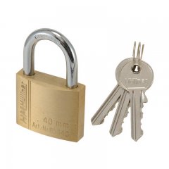 HM Müllner lakat 3 kulccsal, extra erős 35mm-20,0x5,5mm, sárgaréz, edzett acél