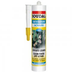 Soudal Aquarium szilikon 280ml (akváriumragasztó) 310ml