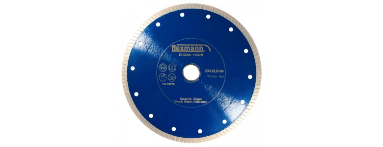 Flexmann For Cut gyémánttárcsa DGM turbo, kék, gránit, márvány