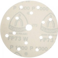 Klingspor tépőzáras csiszolófilm tárcsa 150mm-GLS47(8+6+1lyuk)-FP73WK-festék/lakk/kitt